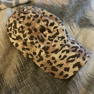 Aerie Leopard baseball hat